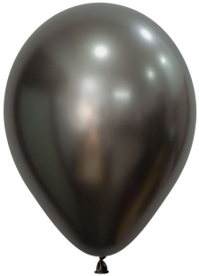 Шар (12''/30 см), Полуночный Серый (880), шелк, 12 шт.