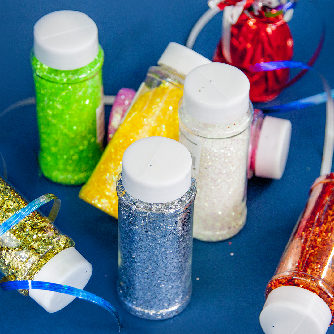 Конфетти фольга Шестиугольники, Желтый, Перламутр, 0,1 см, 90 г.