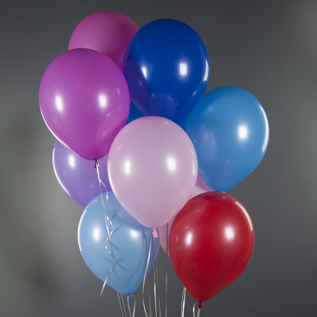 Шар (12''/30 см), Темно-синий, пастель, 100 шт.