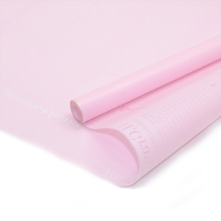 Упаковочная матовая пленка 45мкм (0,6*8,5 м) Принт, Розовый, 1 шт.