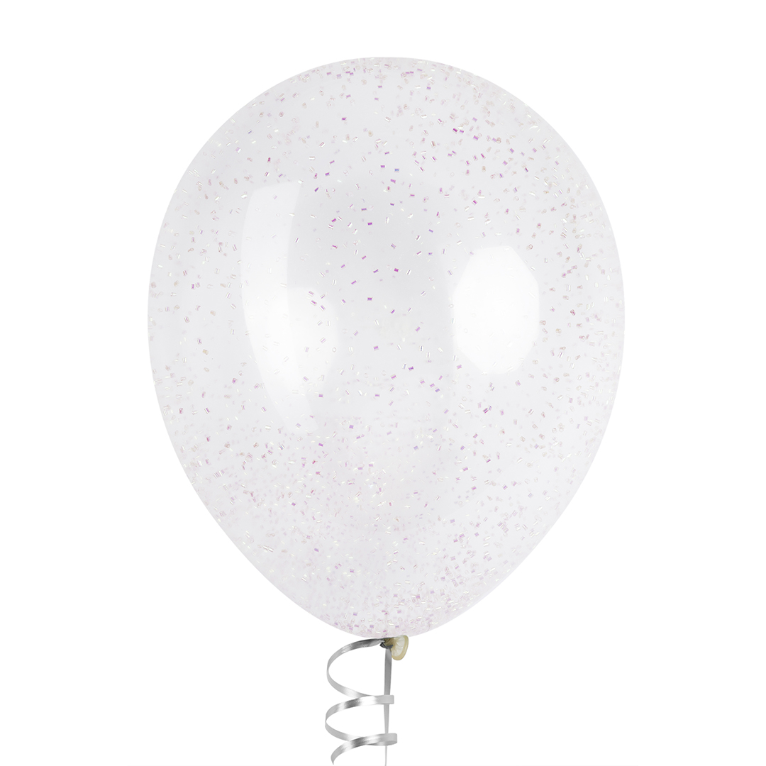 Конфетти фольга Цилиндр, Белый, Перламутр, 0,2 см, 20 г.