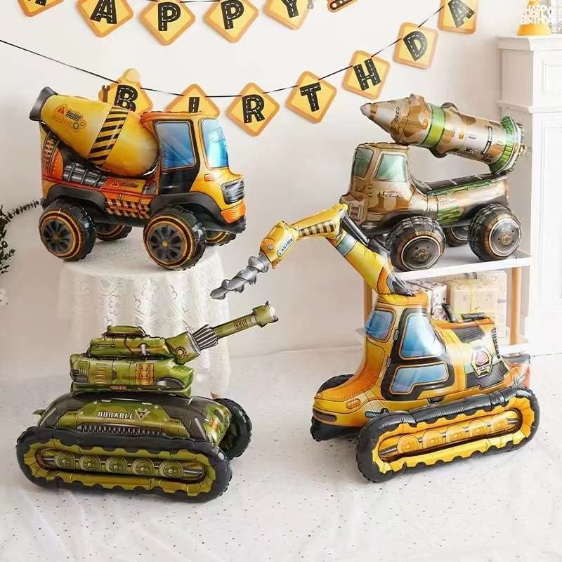 Шар (28''/71 см) Фигура 3D, Танк, 1 шт. в уп.