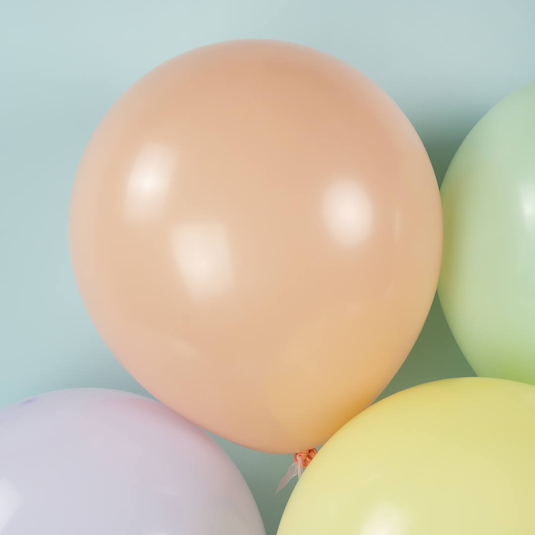 Шар (18''/46 см), Персиковый, пастель, 10 шт.