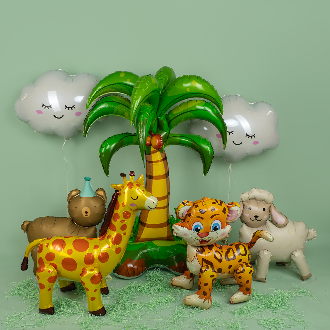 Шар (27''/69 см) Фигура, Облако, Белый, 1 шт.