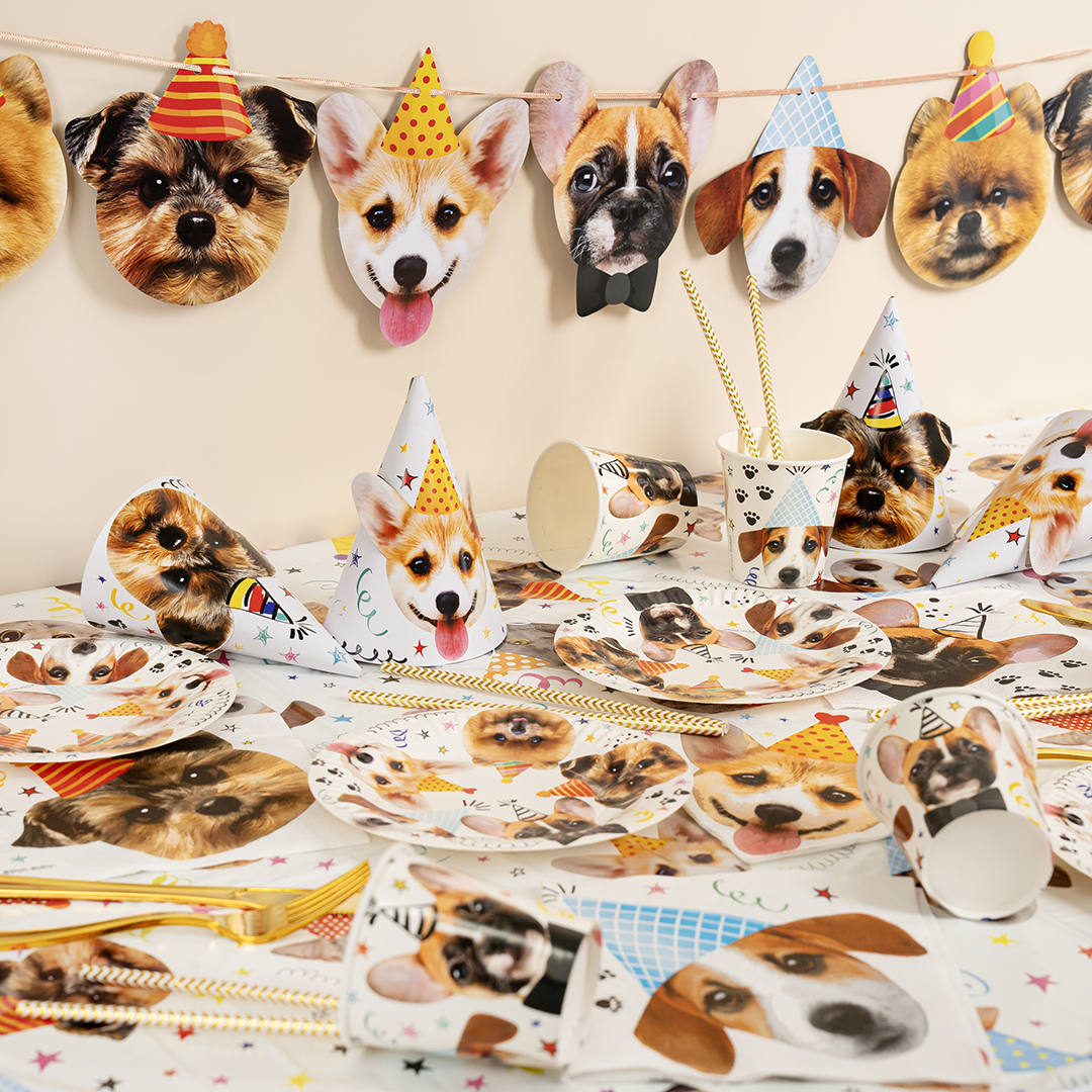 Колпаки, Собачки, 16 см, 6 шт. в упак. 