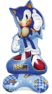 Шар 3D (58''/147 см) Фигура на подставке, Ежик Аниме, 1 шт. в уп.