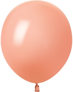 Шар (18''/46 см), Персиковый, пастель, 10 шт.