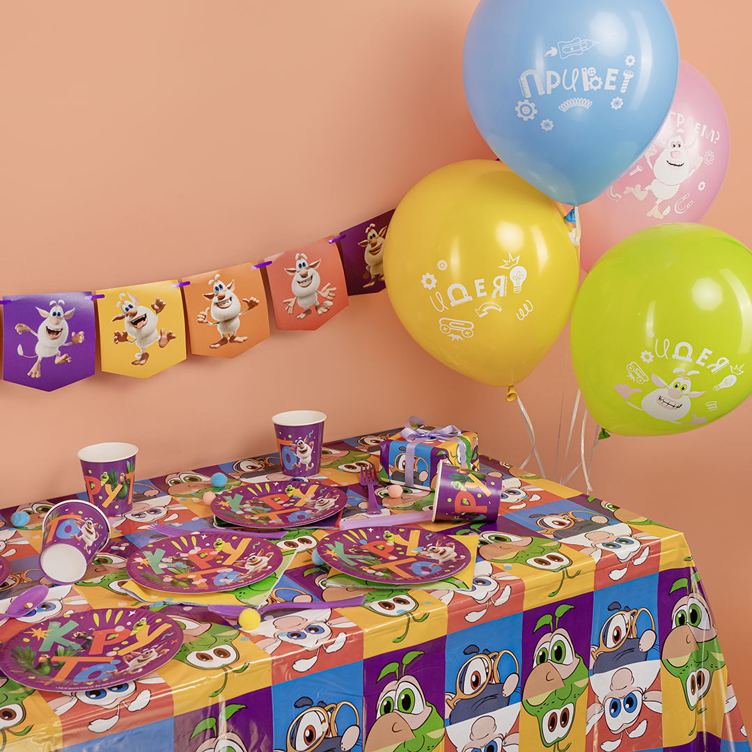 Тарелки (7''/18 см) Буба и друзья, 6 шт.