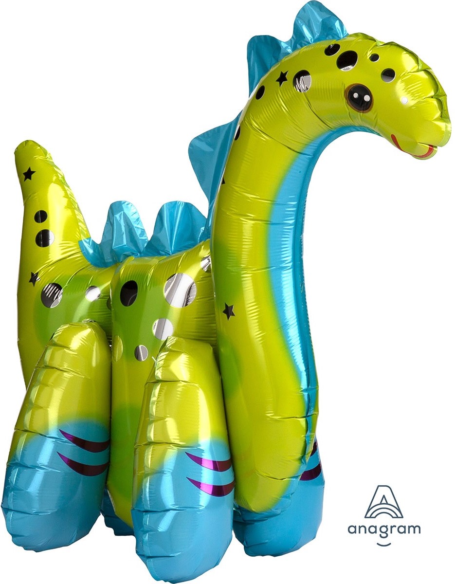 Шар (23''/58 см) Фигура 3D, Динозавр, 1 шт. в уп.
