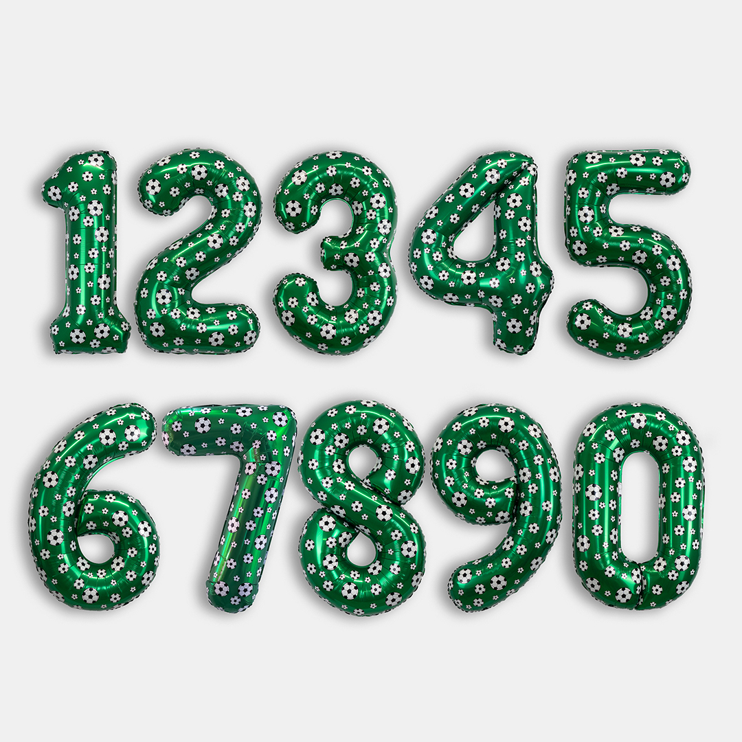 Шар (40''/102 см) Цифра, 0 Футбольные мячи, 1 шт. в уп.