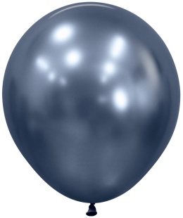 Шар (18''/46 см), Reflex, Зеркальный блеск, Галактический синий (944), хром, 6 шт.