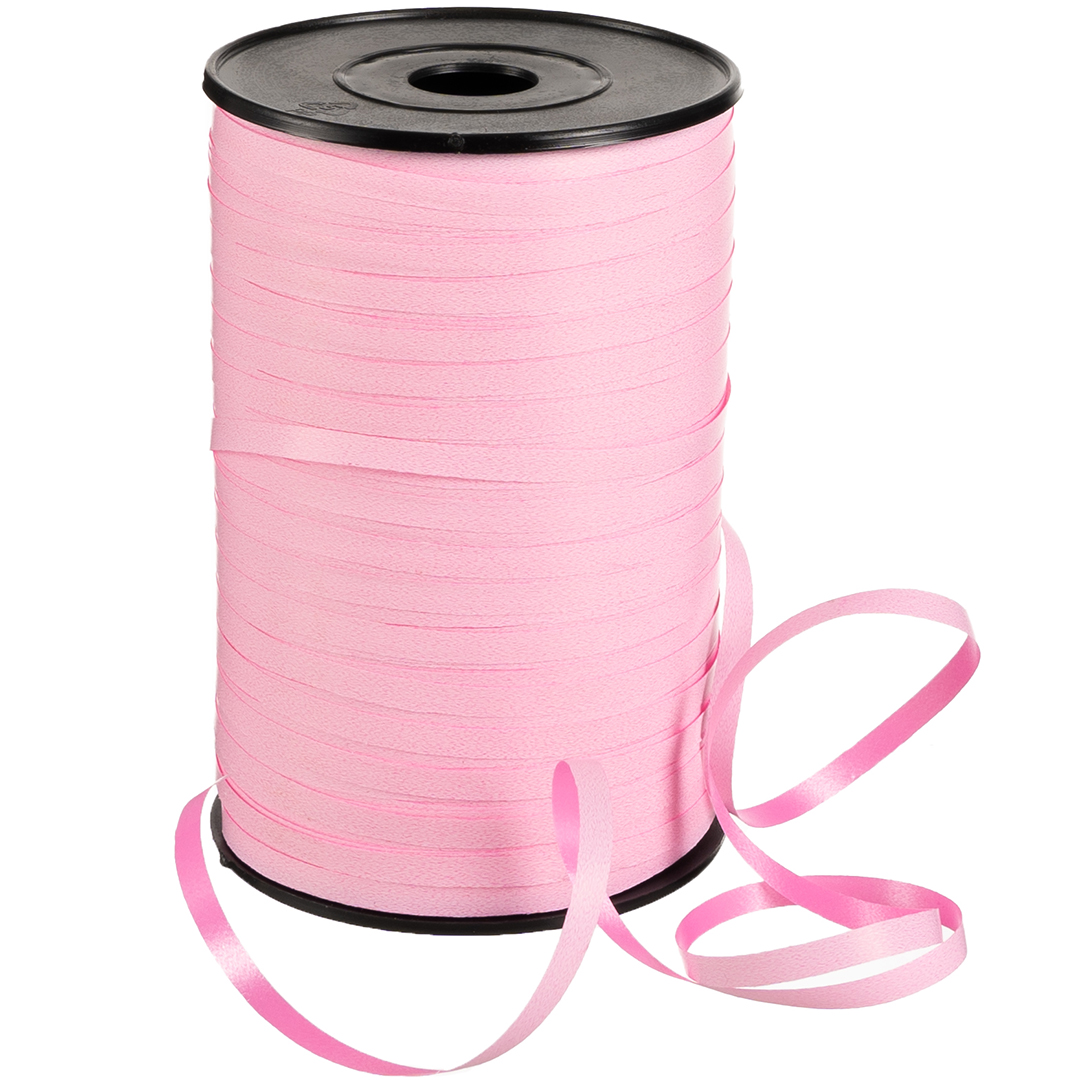 Лента полипропиленовая (0,5 см*500 м) Пудровый/Розовый, 1 шт.