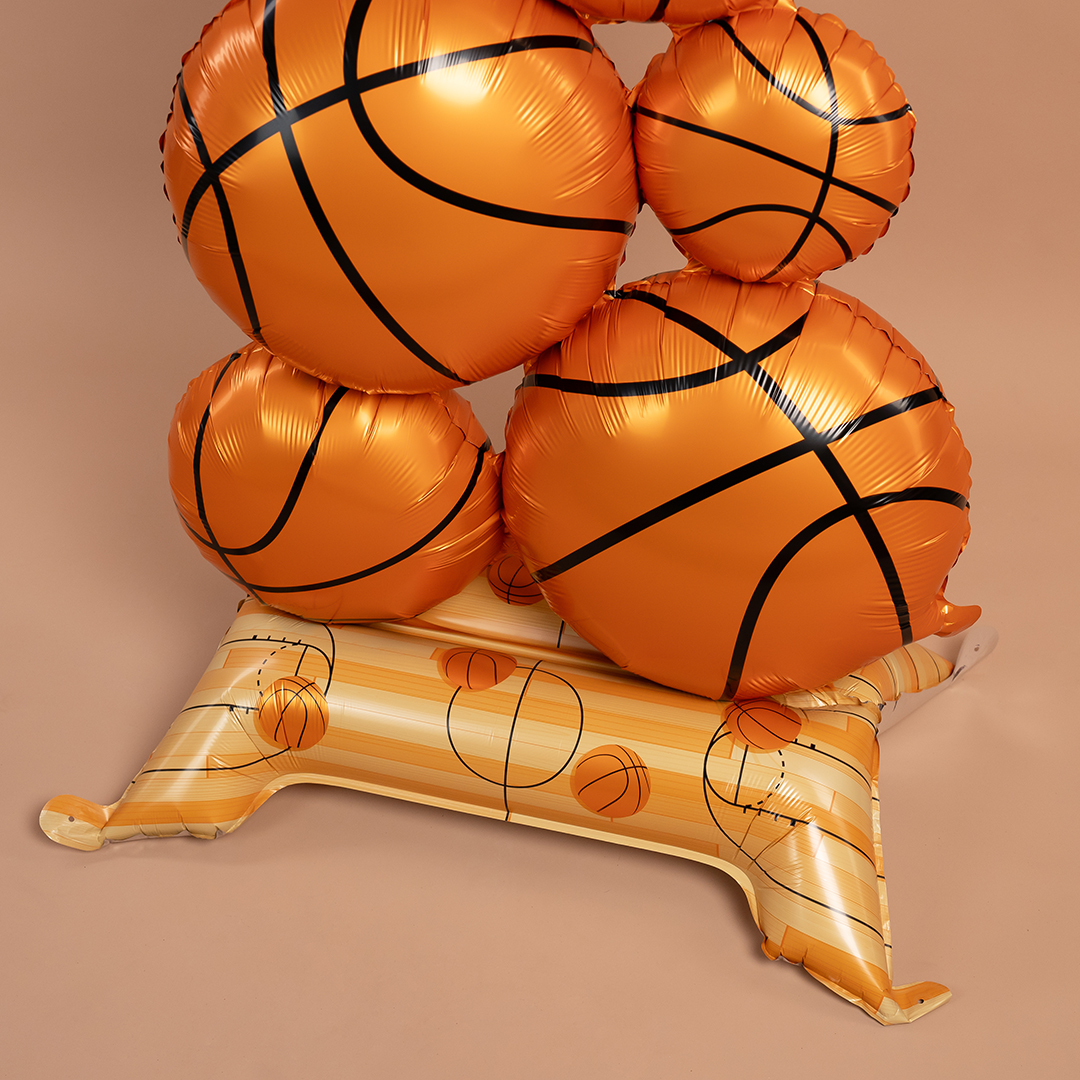 Шар 3D (59''/150 см) Фигура на подставке, Баскетбольные мячи, 1 шт. в уп.