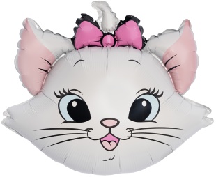 Шар (23''/58 см) Фигура, Кошечка Мари (надув воздухом), 1 шт. в уп.