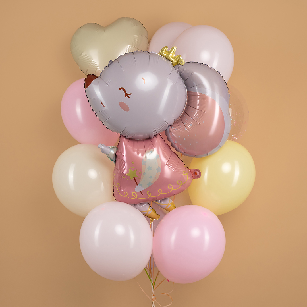 Шар (35''/89 см) Фигура, Мышка Принцесса, 1 шт. в уп.