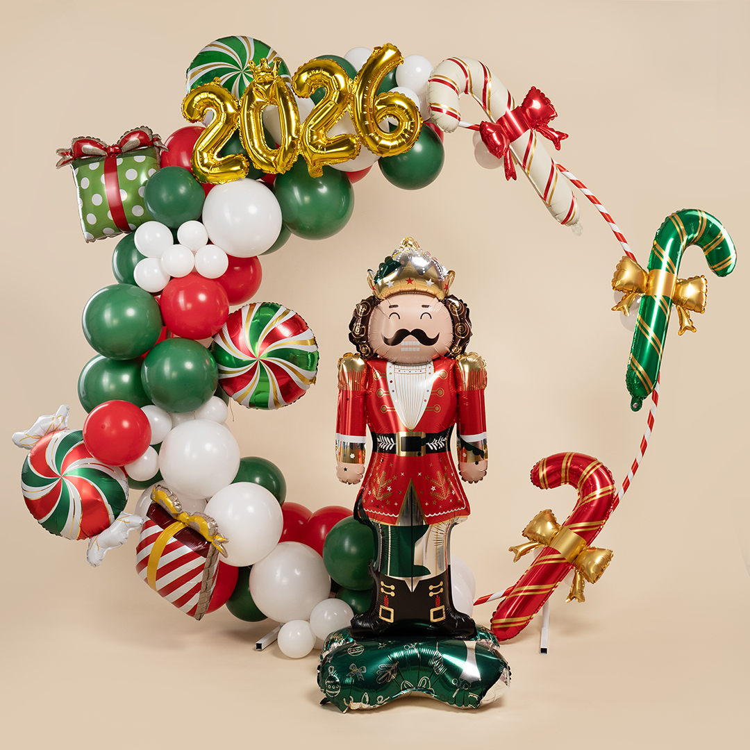 Шар 3D (59''/150 см) Фигура на подставке, Щелкунчик, 1 шт.