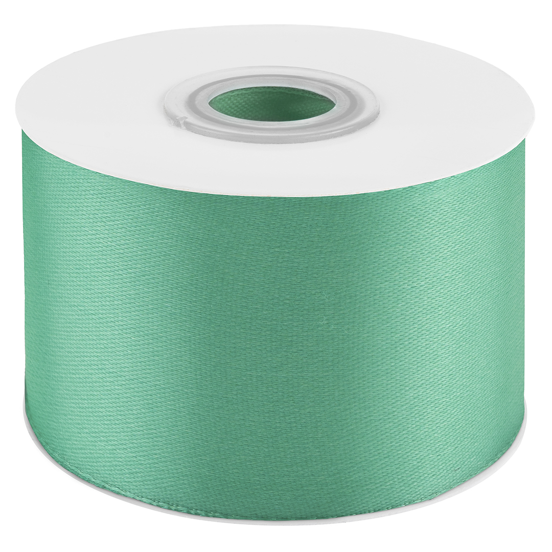 Лента атласная (5 см*22,85 м) Бирюзовый, 1 шт.