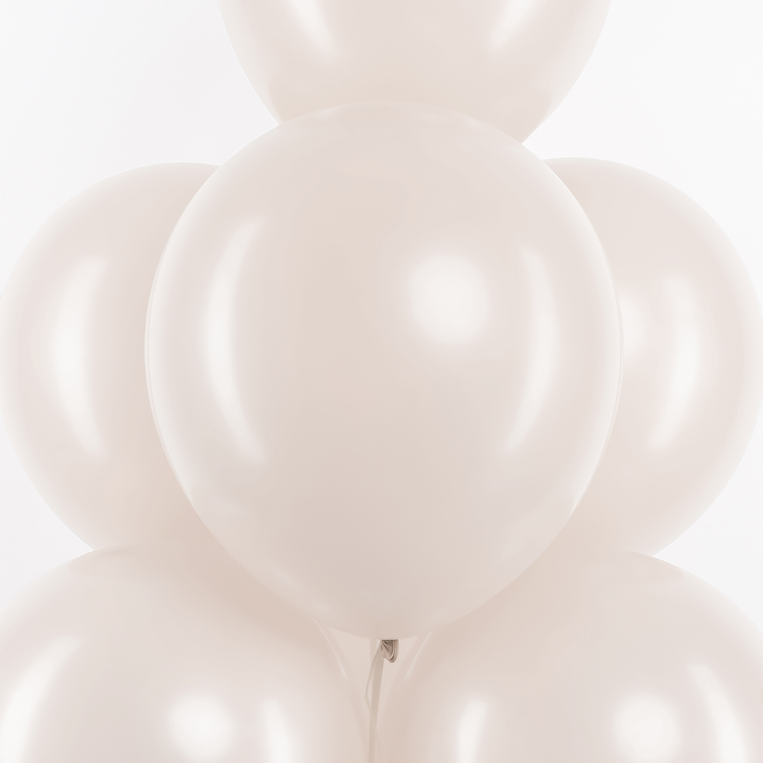 Шар (12''/30 см), Белый песок, пастель ретро, 100 шт.