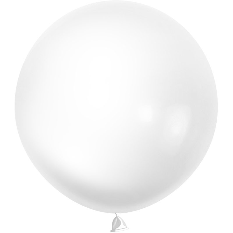 Шар (36''/91 см), Прозрачный, кристалл, 3 шт.
