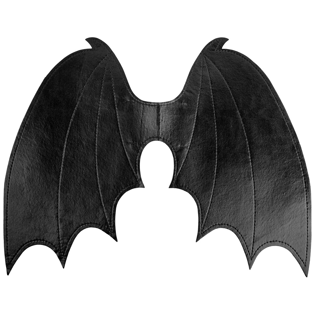Крылья, Дьявол, Черный, 47*41,5 см, 1 шт. 