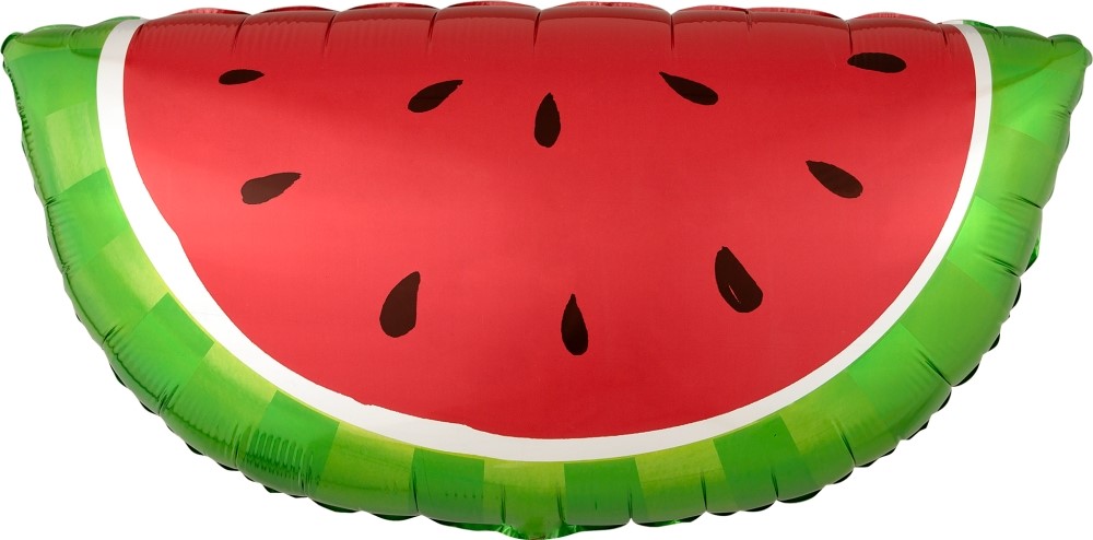 Шар (26''/66 см) Фигура, Долька арбуза, 1 шт. в уп.