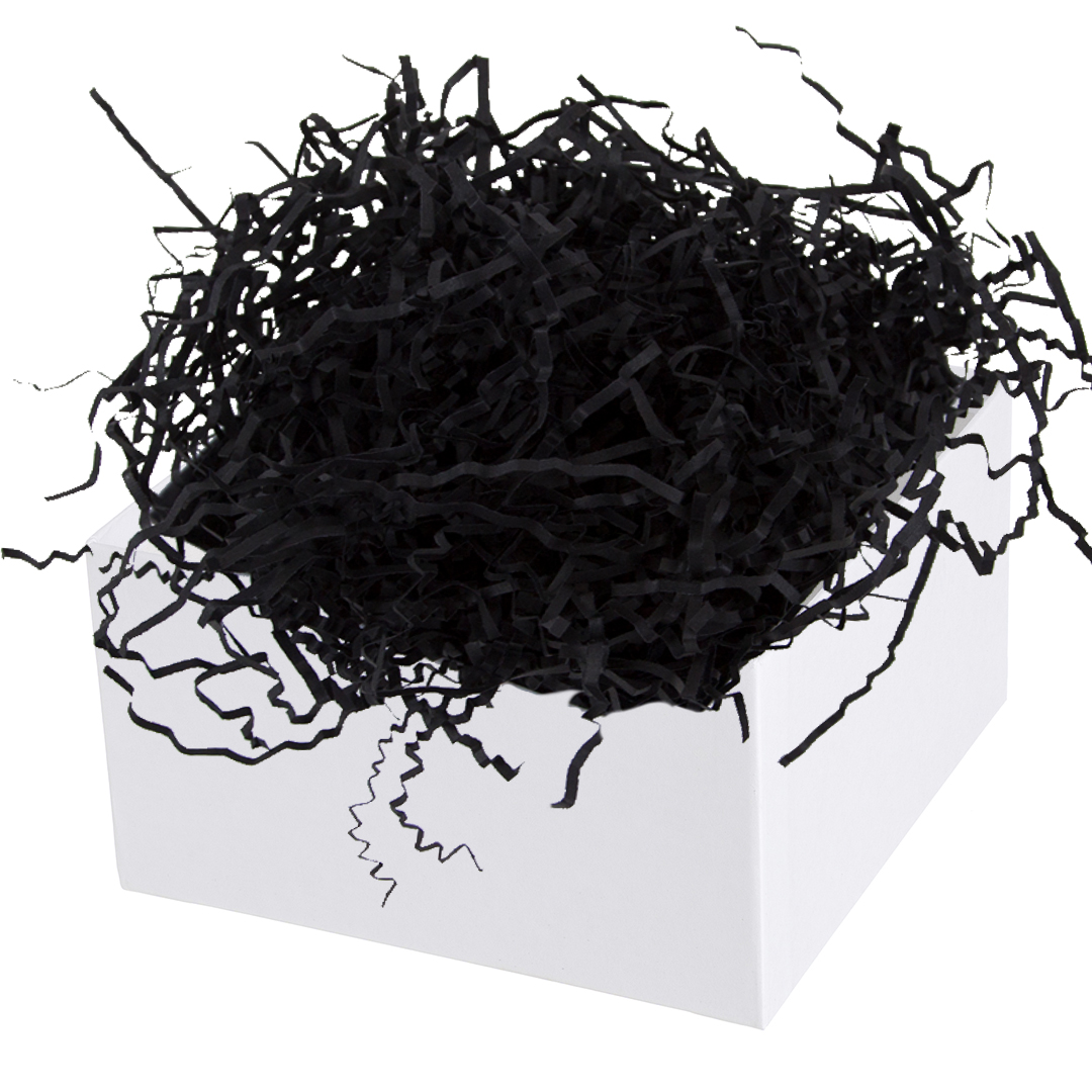 Наполнитель для коробок, бумага, Черный, 50 г.