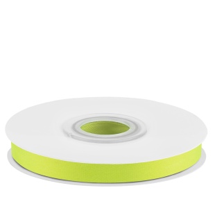 Лента атласная (0,7 см*22,85 м) Зеленый неон, 1 шт.