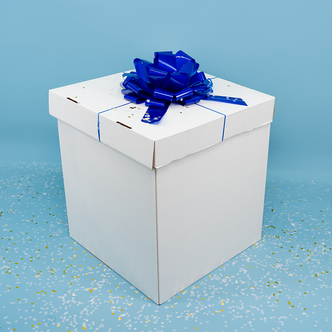 Бант Шар, Синий, Лаковый, 36 см, 1 шт. в упак. 