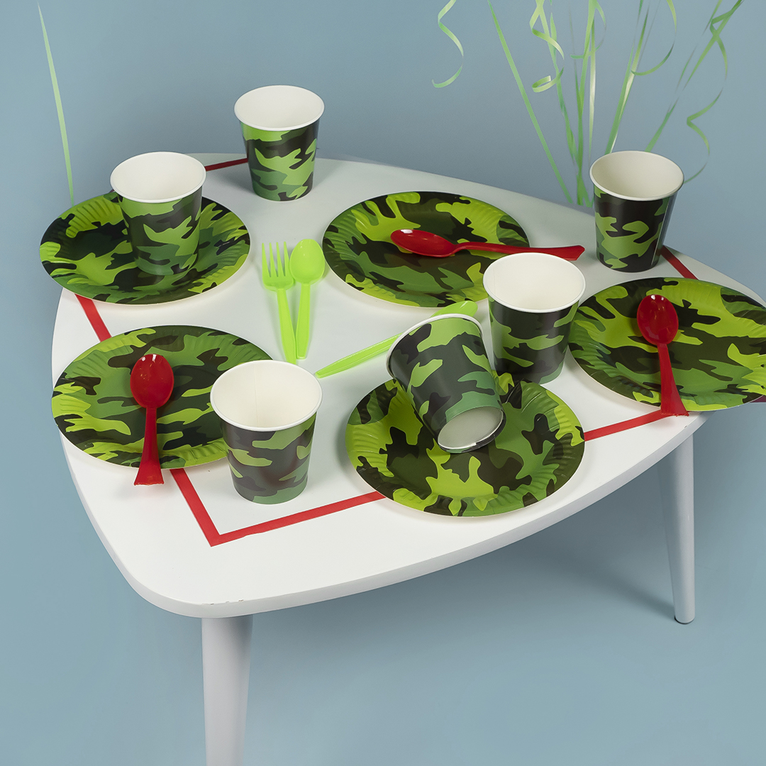 Вилки, Зеленый, 15 см, 10 шт. в упак. 