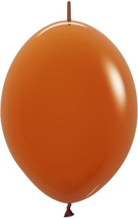 Шар (12''/30 см) Линколун, Оранжевый закат (062), пастель, 50 шт.
