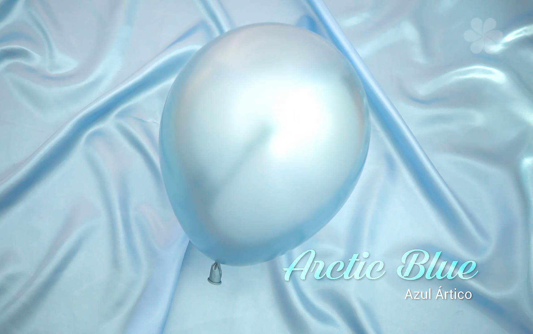 Шар (12''/30 см), Арктический голубой (839), шелк, 50 шт.