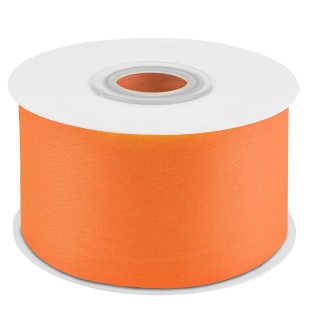 Лента атласная (3,8 см*22,85 м) Оранжевый, 1 шт.
