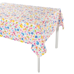 Скатерть одноразовая, Веселый балаган, 120*180 см, 1 шт.