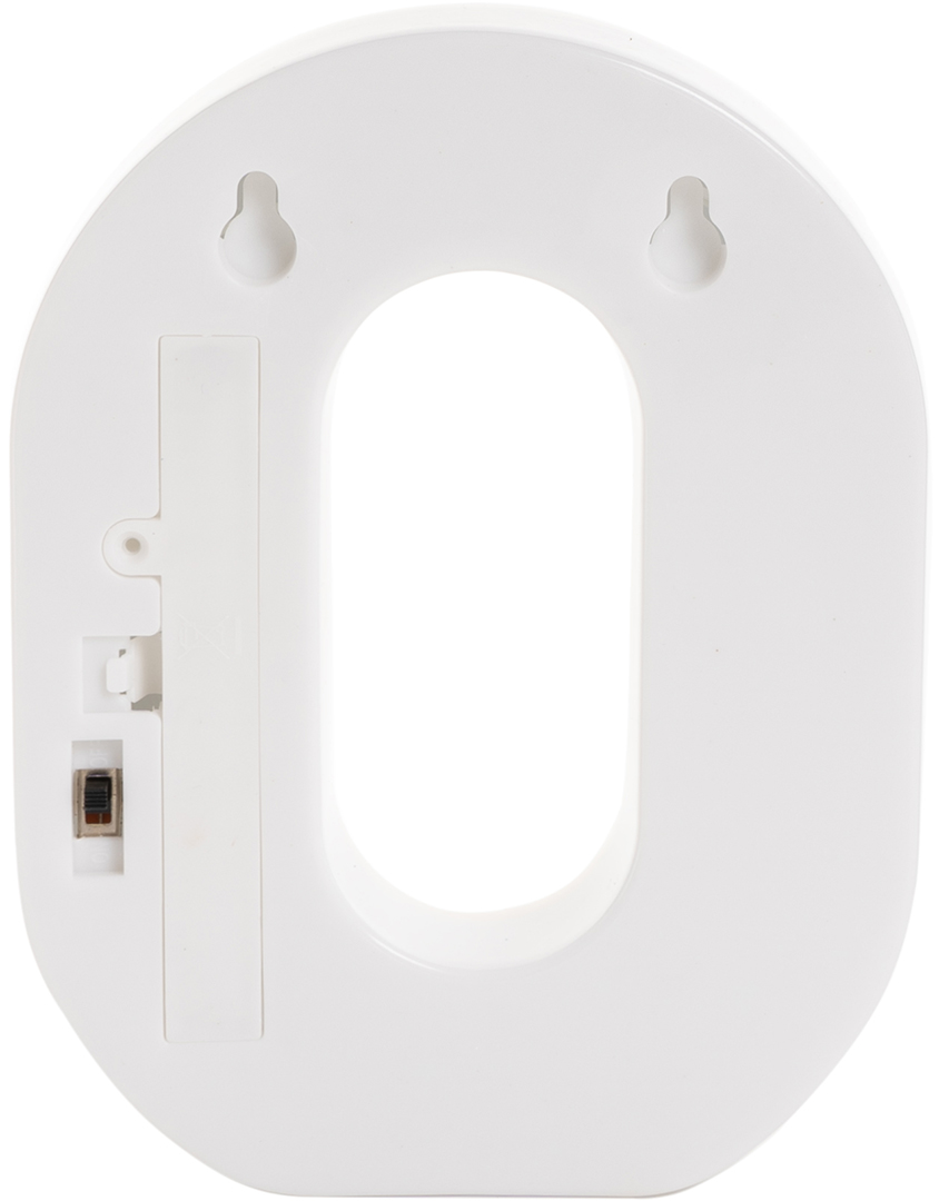 Световая фигура Цифра, 0, 16 см. Серебро, 1 шт.