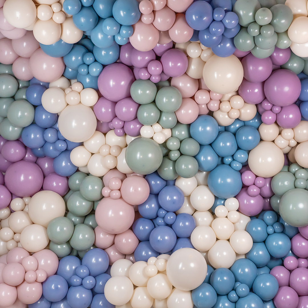 Шар (5''/13 см), Индиго, пастель ретро, 100 шт.