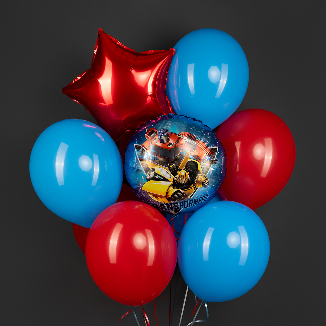Шар (18''/46 см) Круг, Трансформеры, 1 шт.