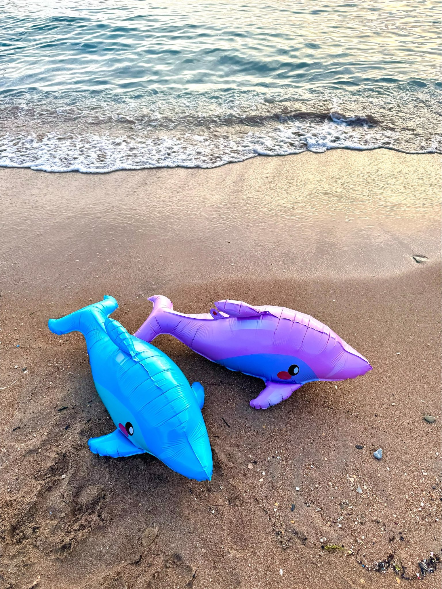 Шар (37''/94 см) Фигура 3D, Дельфин, Розовый, 1 шт.