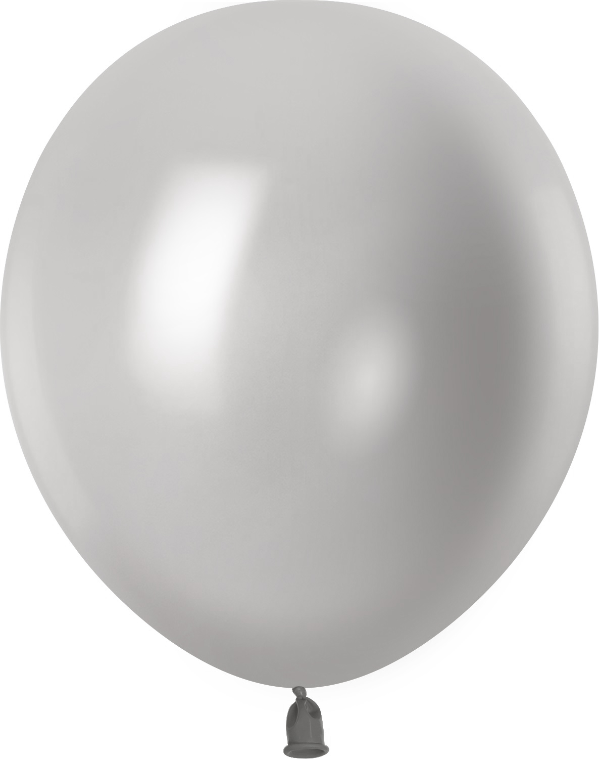 Шар (12''/30 см), Серебро, металлик, 100 шт.