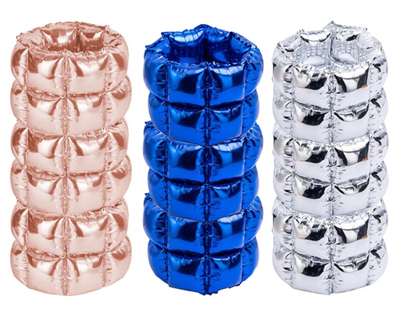 Фотозона из шаров 142*75 см. Розовое Золото, Металлик, 1 шт.