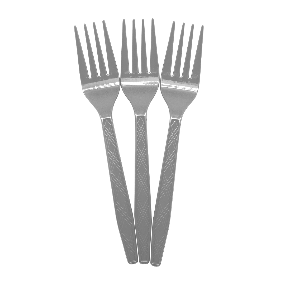 Вилки, Серебро, 15 см, 10 шт. в упак. 