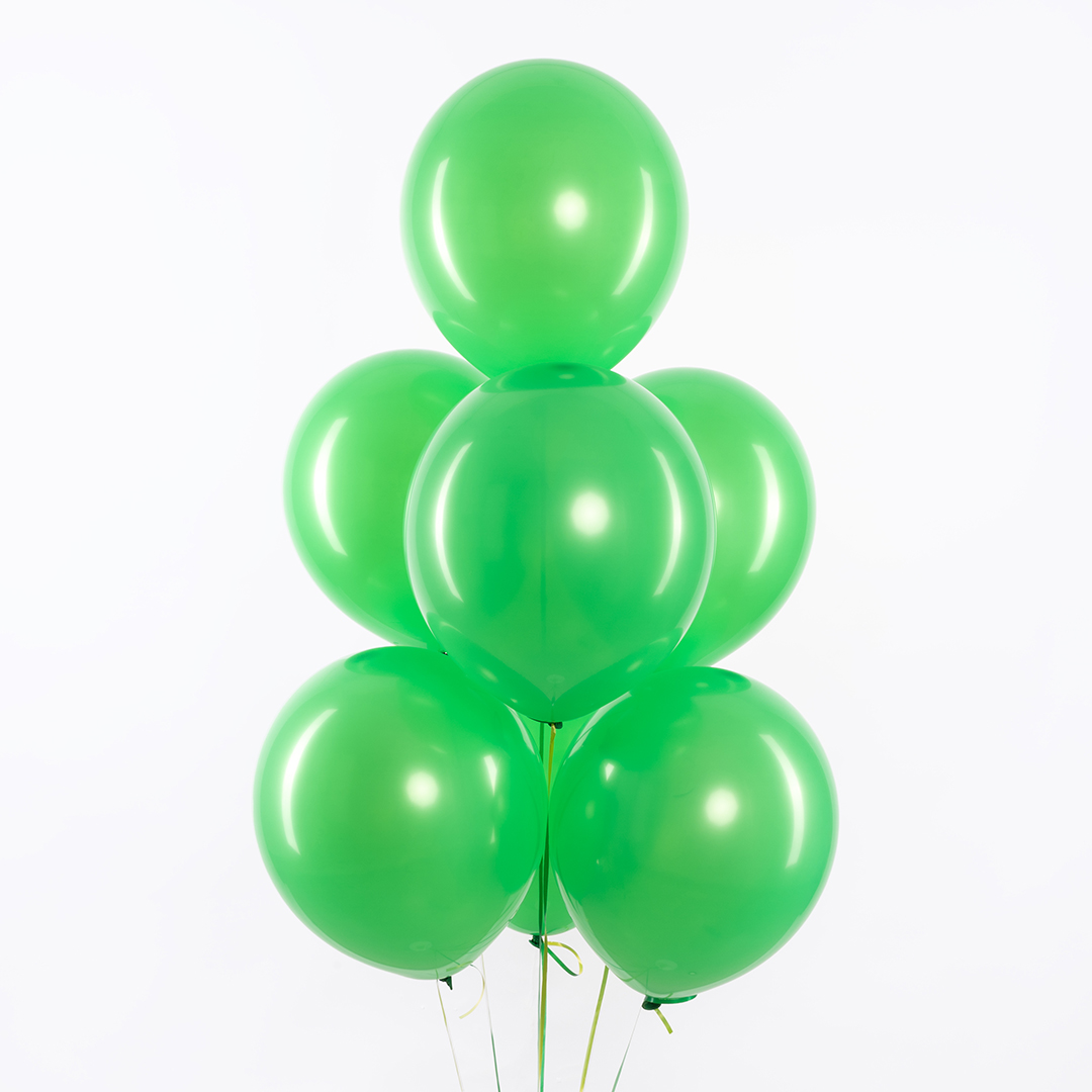 Шар (12''/30 см), Зеленый, пастель, 100 шт.