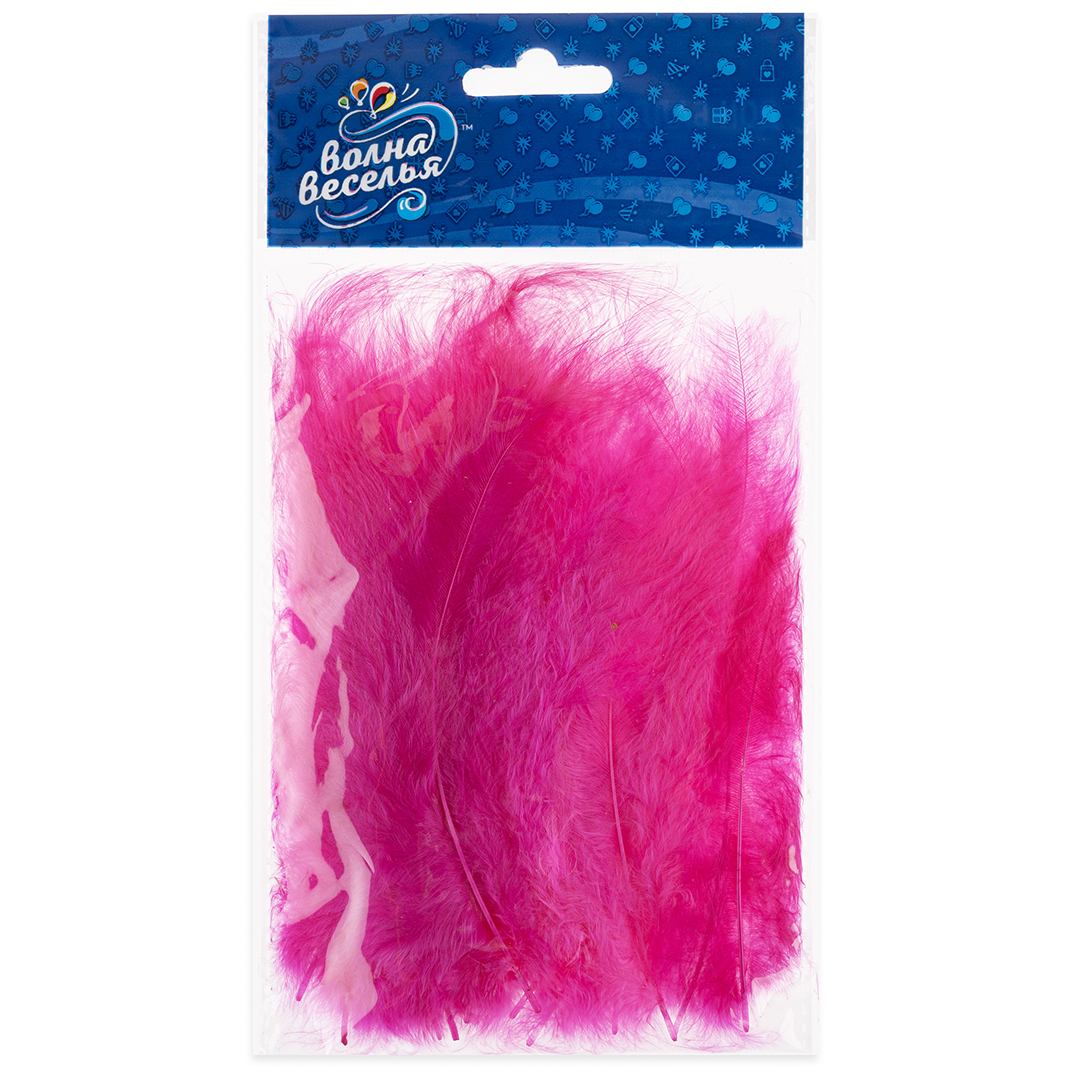 Перья, Премиум, Фуше, 12-15 см, 30 шт.