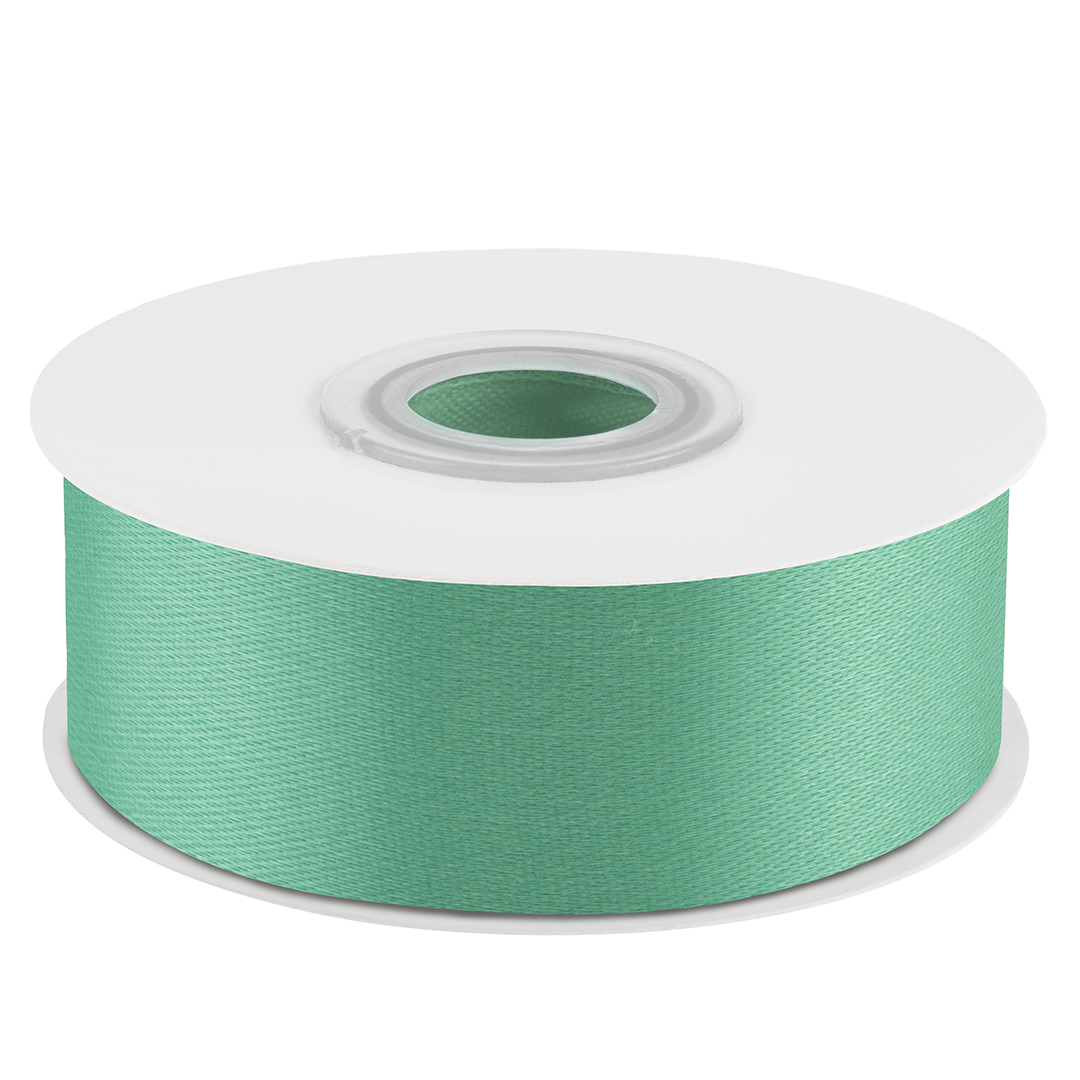 Лента атласная (2,5 см*22,85 м) Бирюзовый, 1 шт.