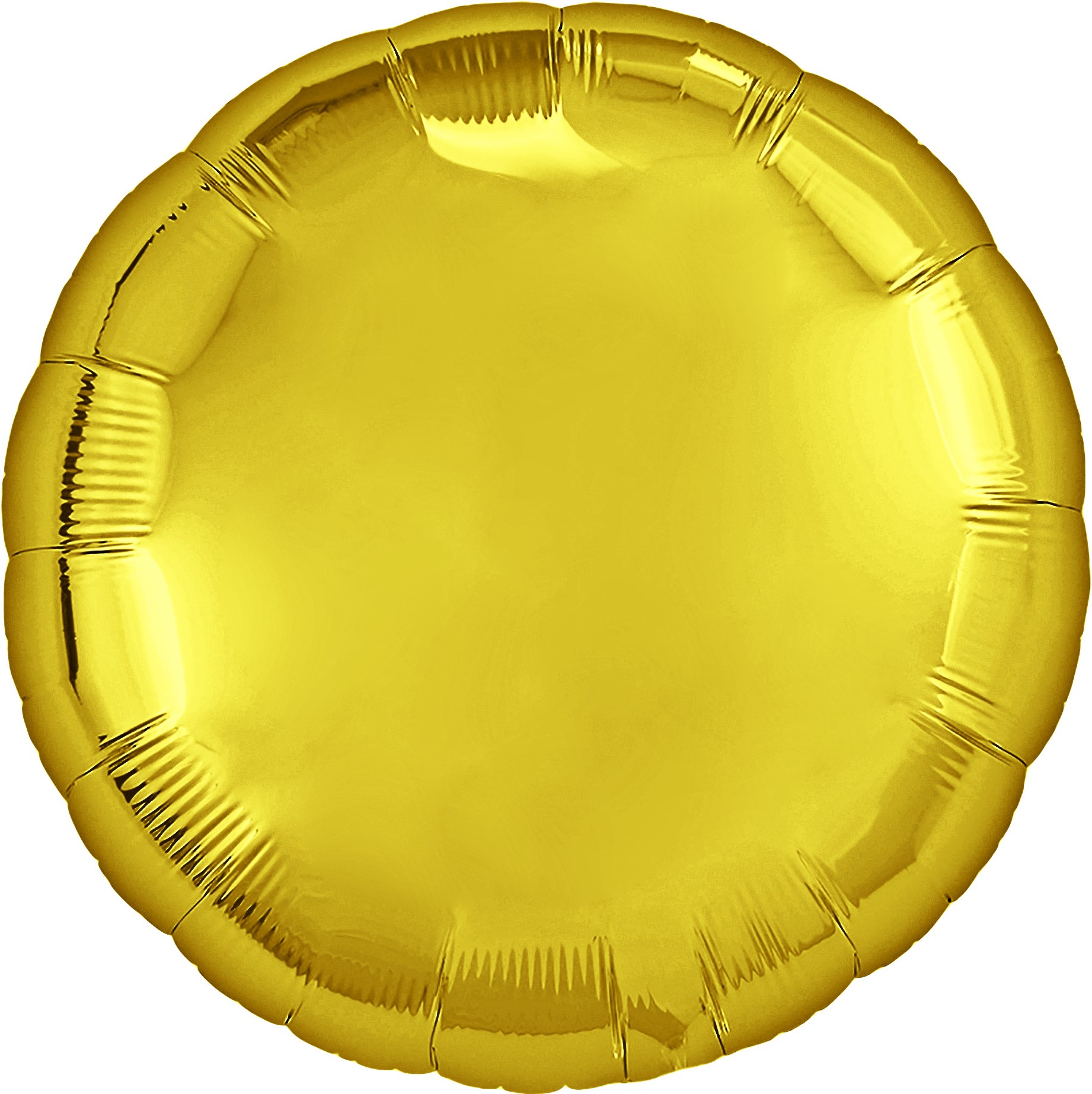 Шар (30''/76 см) Круг, Золото, 1 шт. в уп.