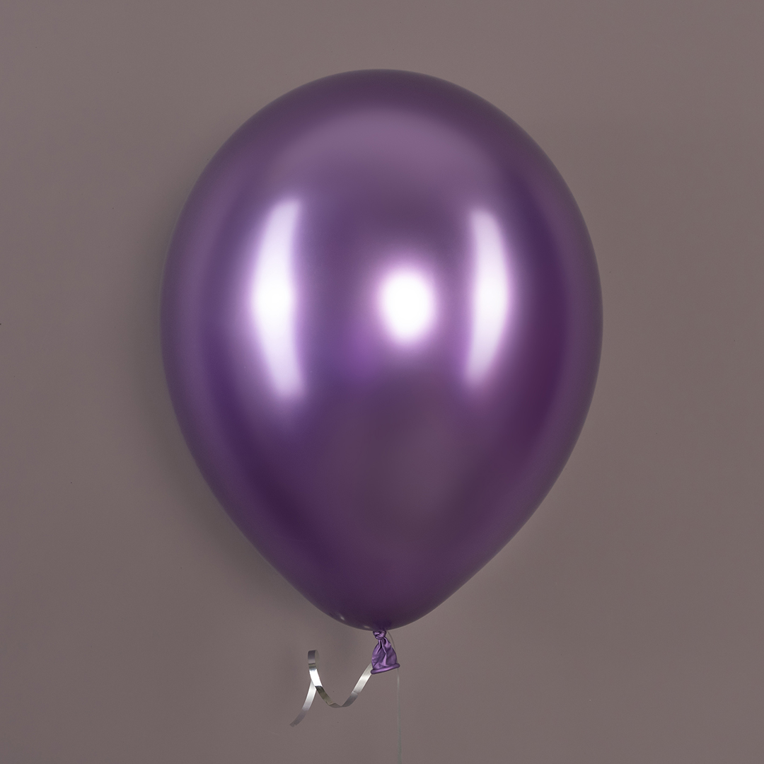 Шар (12''/30 см), Фиолетовый, хром, 50 шт.