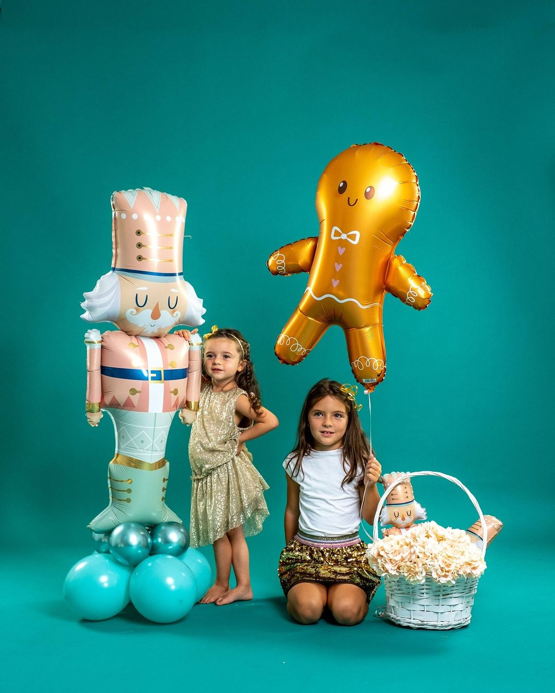 Шар (16''/41 см) Мини-фигура, Щелкунчик, Розовый, 1 шт.