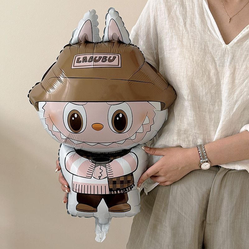 Шар (30''/76 см) Фигура, Плюшевый эльф в шапочке, 1 шт.