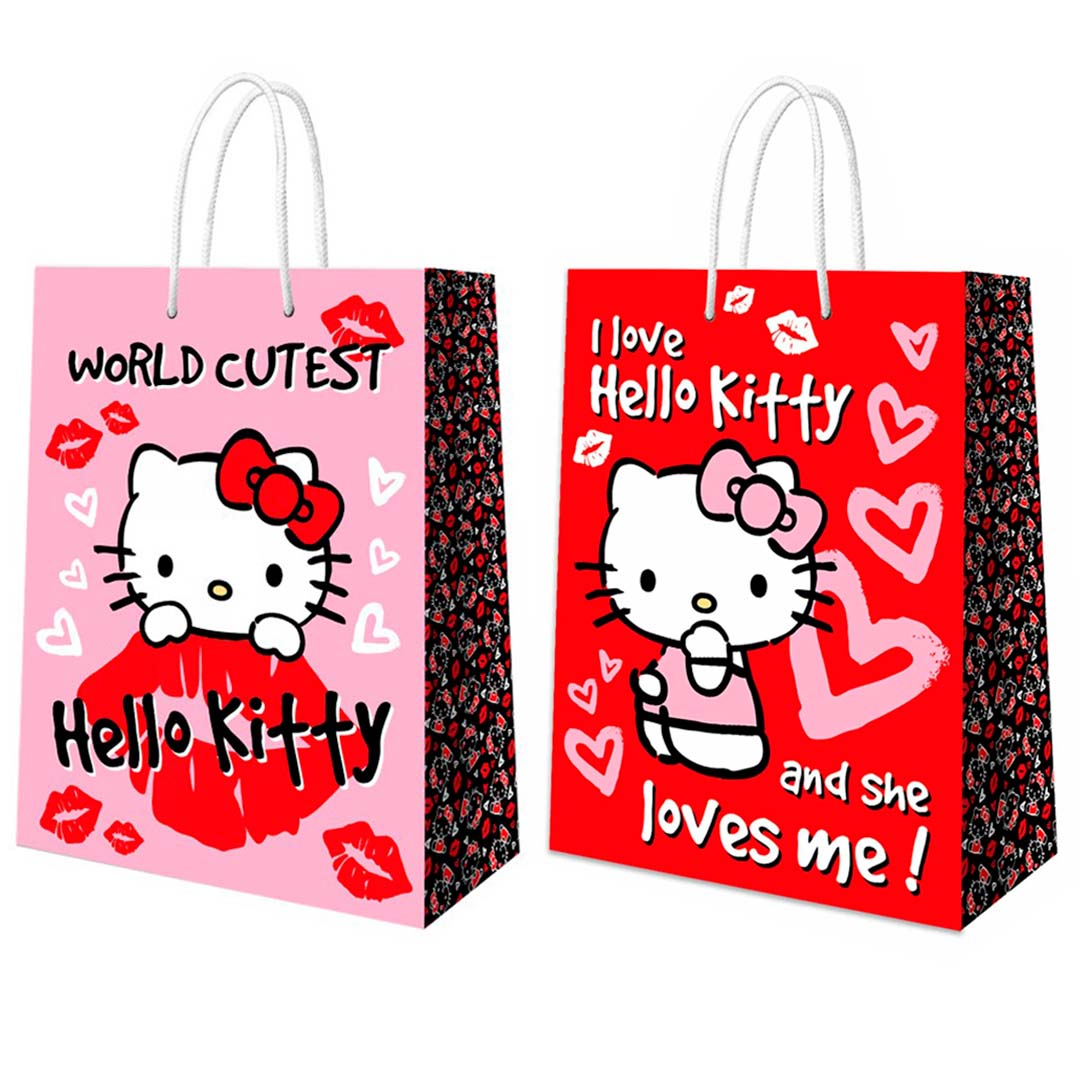 Пакет подарочный, Hello Kitty, 22,7*18*10 см, 1 шт.