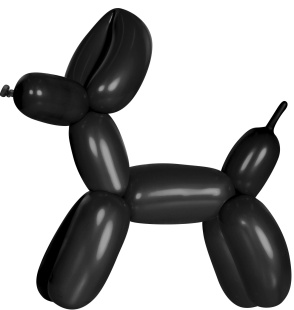 Шар (3''/8 см) ШДМ, Черный, пастель, 50 шт.