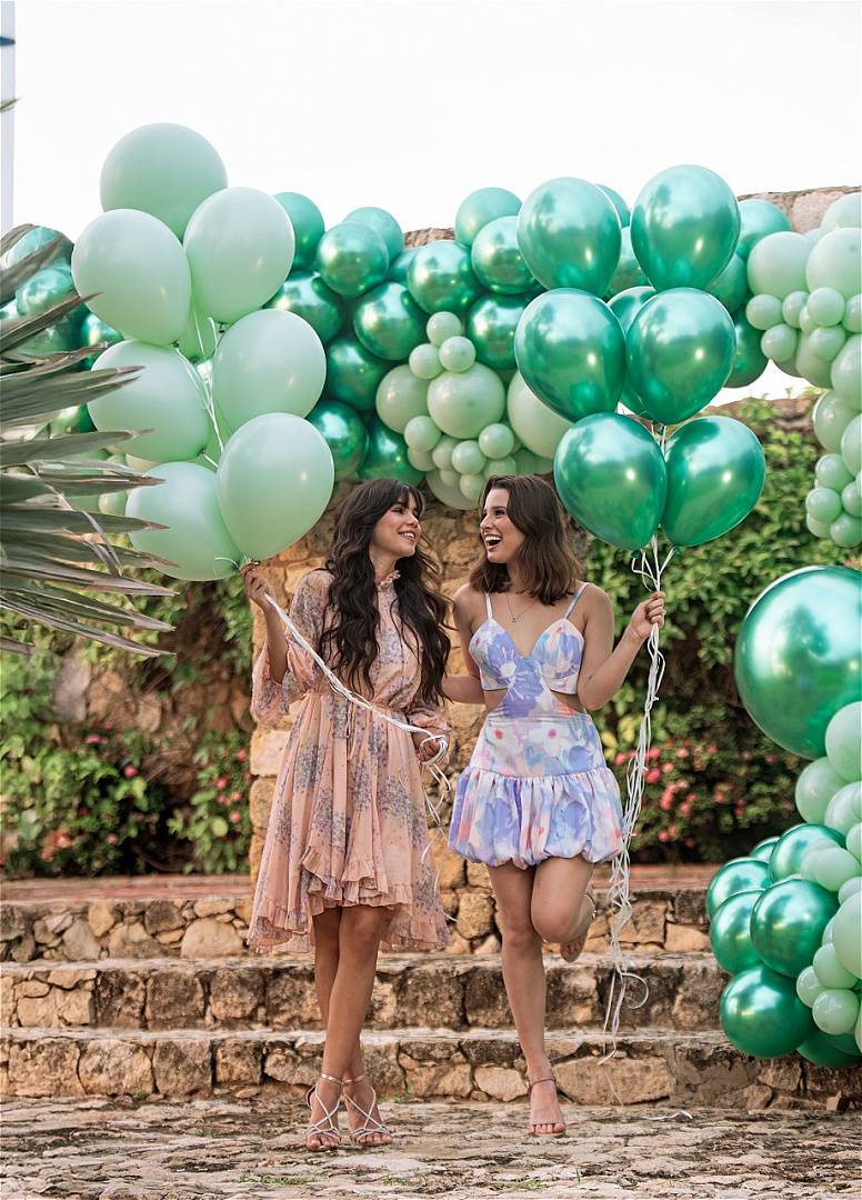 Шар (12''/30 см), Зеленый чай (126), пастель ретро, 12 шт.